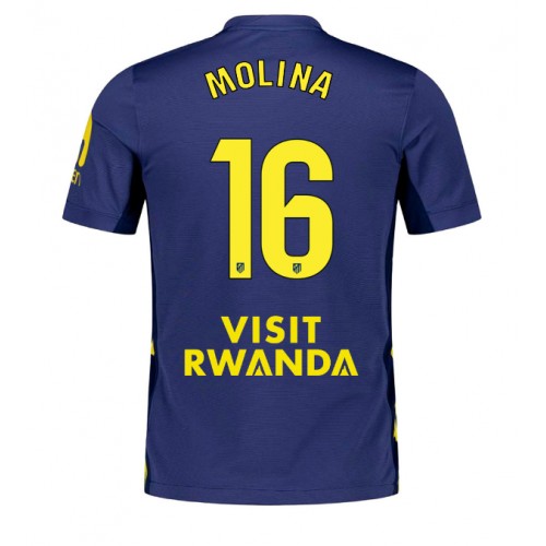 Stroje piłkarskie Atletico Madrid Nahuel Molina #16 Koszulka Wyjazdowej 2025-26 Krótki Rękaw